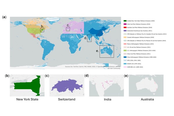 Harmonized Global-to-Regional Gridded Methane Inventories in a Discrete Global Grid Framework