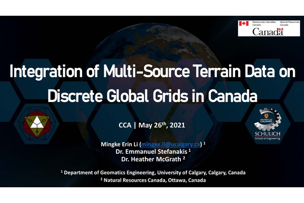 Integration of multi-source terrain data on Discrete Global Grids in Canada